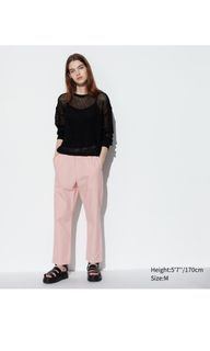 Uniqlo Relaxed Cotton Ankle Pants
