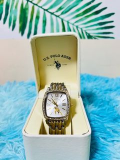 US Polo Assn. Authentic/Original Wowens Watch Two Tone Gold