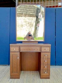 Vanity Dresser w/ Chair
33”L x 18”W x 60”H
Php 7000 set

Solid wood
In good condition