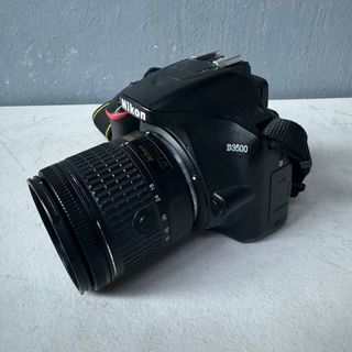 Very smooth Nikon d3500 Dslr with Nikon 18-55mm Lens / Shop Warranty