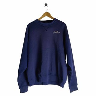 Vintage 1990s Blue Distressed Carhartt Crewneck Sweatshirt