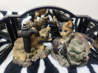 vintage cats figurines