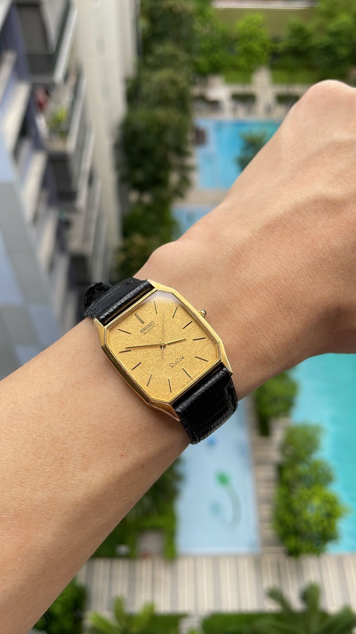Vintage Seiko tank watch 1980s, Luxury, Watches on Carousell