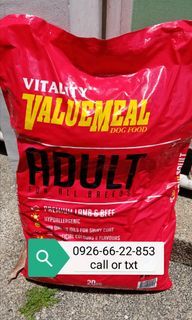 Vitality value meal adult dog food 20kg sack free delivery