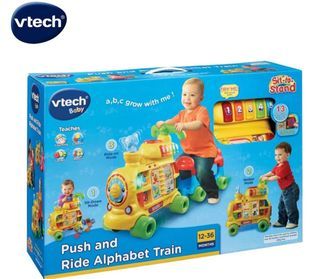 Vtech push and ride alphabet train with box