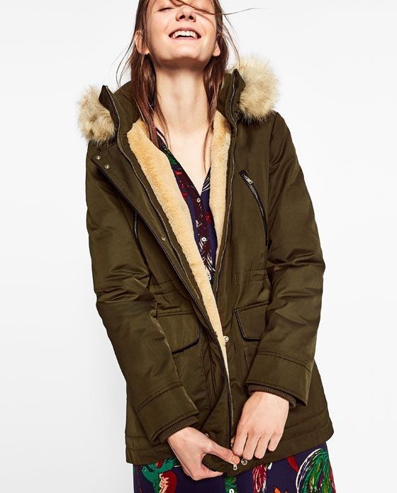 Zara trf parka cheap