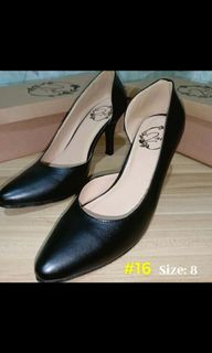 Ziel Black shoes 2 inches heels