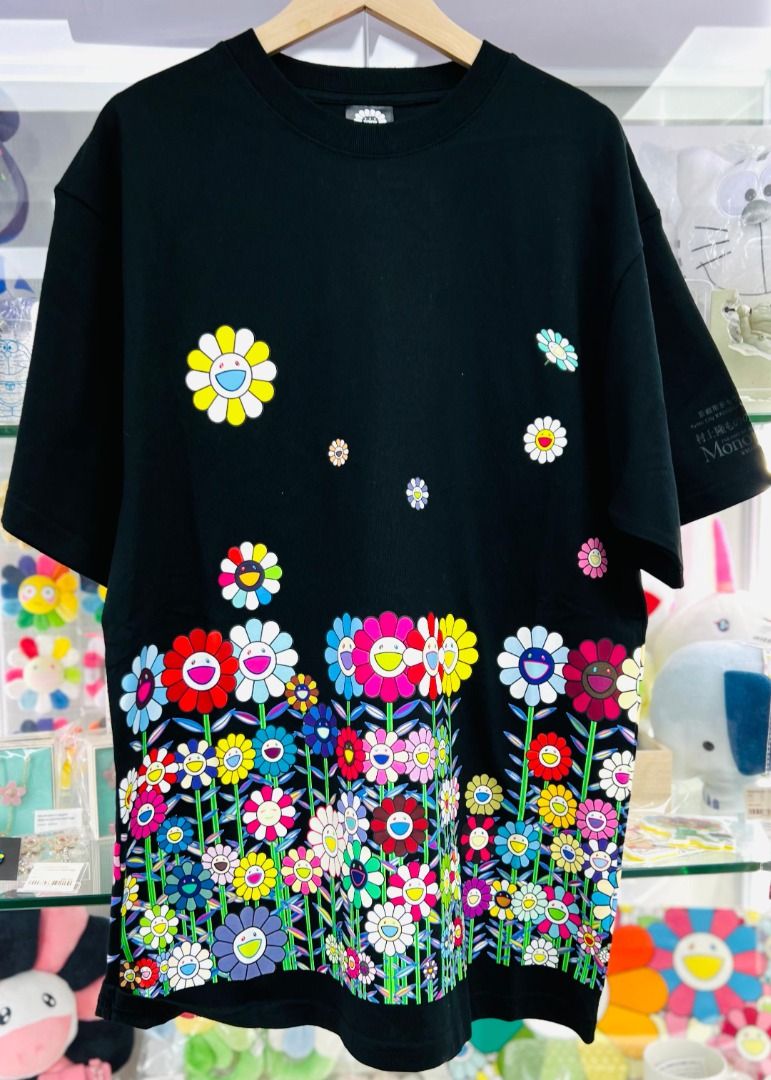 お気にいる 村上隆京都展限定- T 上衣, 女裝, 金色の空の夏のお花畑TEE, トップス