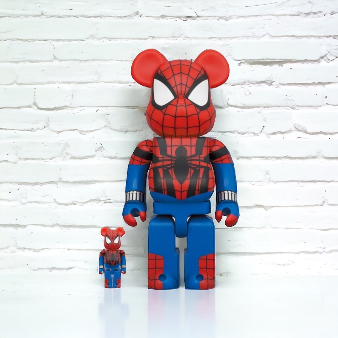 全新未開} BEARBRICK SPIDER-MAN(BEN REILLY) 100％ & 400％, 興趣及 