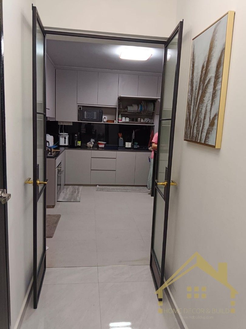👉 Tempered Glass French Door with Mild Steel Swing 👈62863075417474113