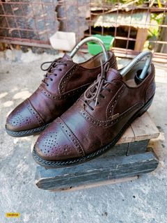 💯 Original Clarks City Shoes cap toe dress shoes 7E
