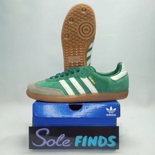 Adidas Samba OG Collegiate Green Gum Grey Toe 