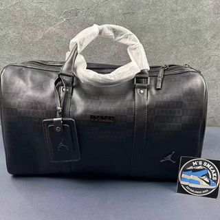 Air Jordan Leather Duffle Bag “Black”