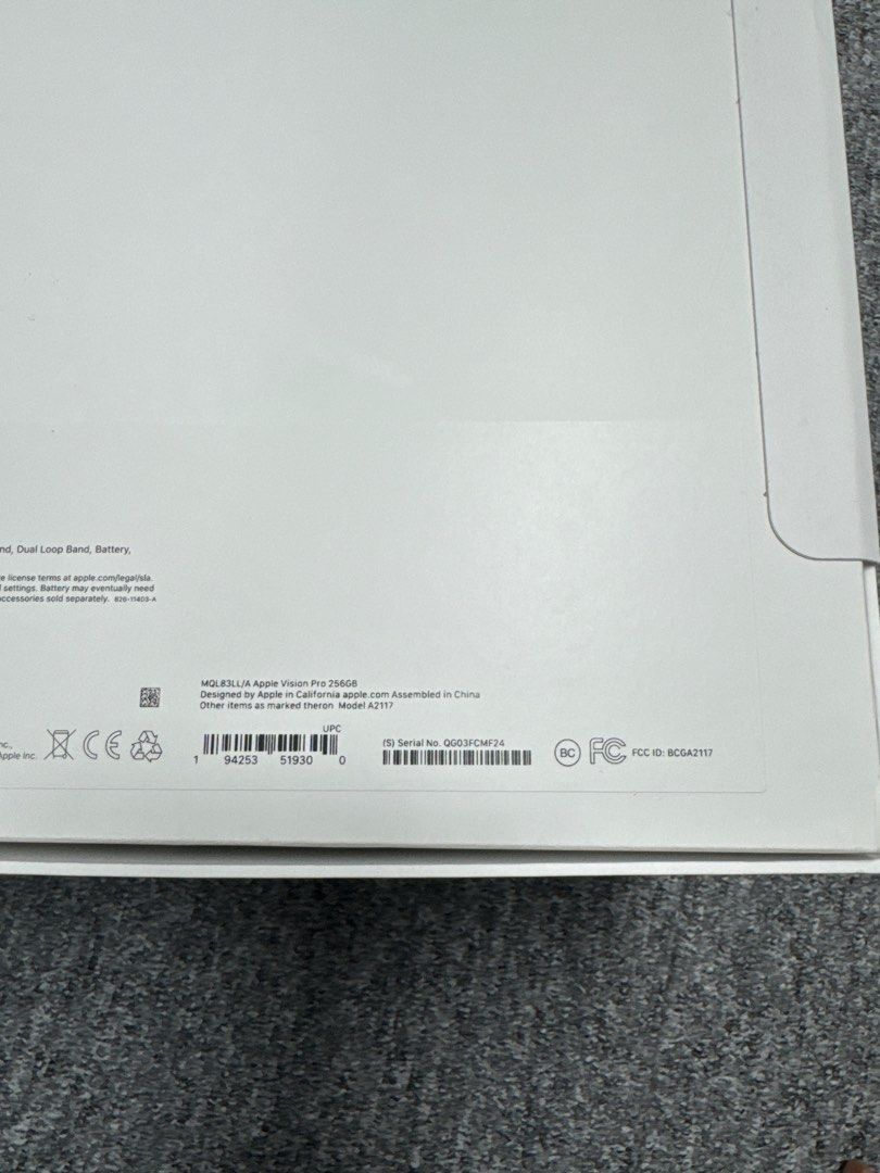 美版】Apple Vision Pro 256GB 現貨(原封未激活), 電腦&科技 美版】Apple Vision Pro 256GB 現貨(原封未激活), 電腦&科技