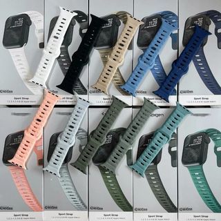 Apple watch strap silicone sport band 45 44 40 41 ultra watch series 9 8 7 6