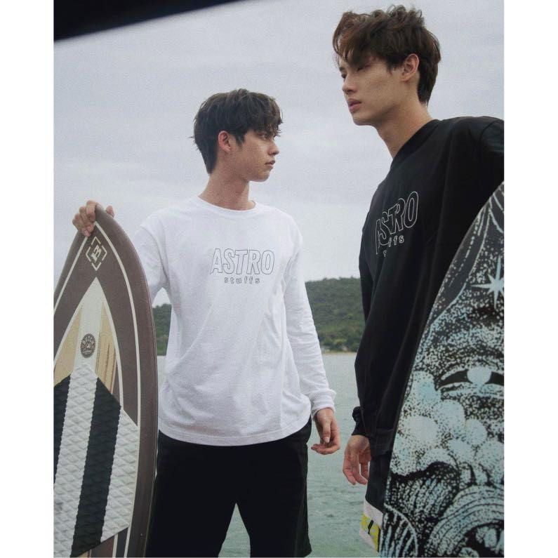 Astro stuffs SWEATER bright 2gether 泰國人氣男星Bright 品牌Astro Stuffs OUTLINE LOGO SWEATSHIRT 24⁄10