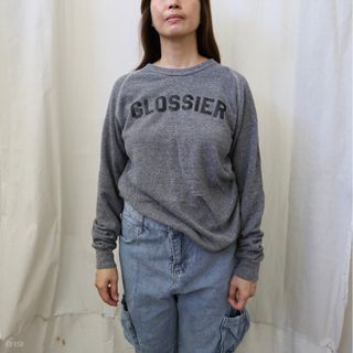 Authentic Grey Glossier Sweater