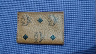 Authentic mcm card holder