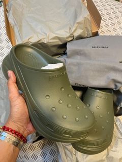 Balenciaga X Crocs platform sandal