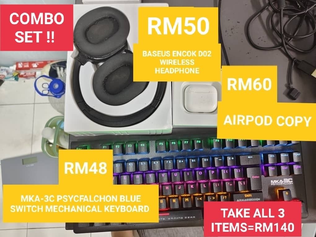 BASEUS ENCOK D02 PRO, Audio, Headphones & Headsets on Carousell
