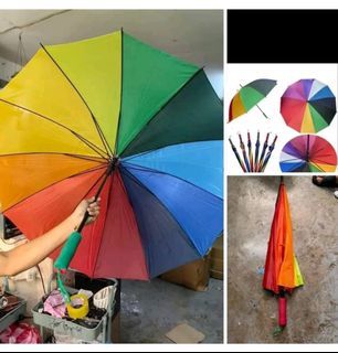 Big rainbow umbrella