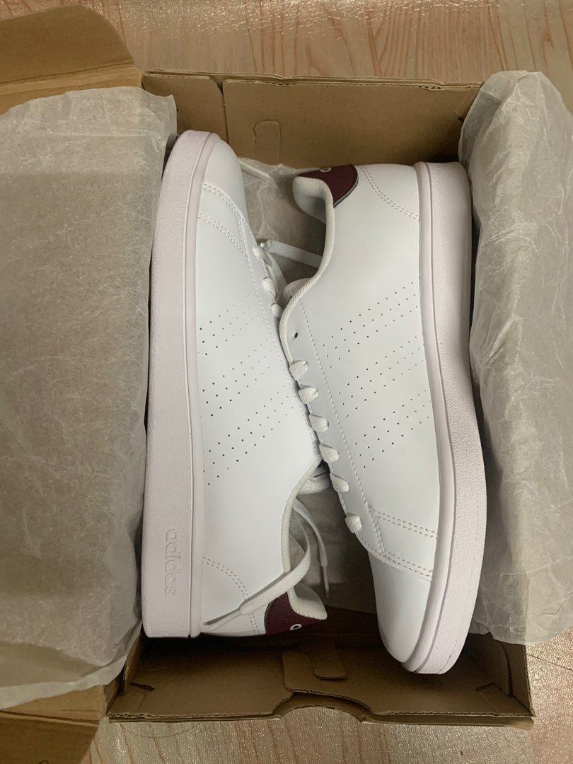 Brandnew adidas advantage base with free UA yezzy slide Men s Fashion Footwear Sneakers on Carousell