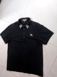 Burberry polo shirt black