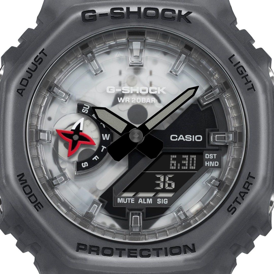 Casioak Ninja GA2100NNJ-8 GA2100NNJ-8A (Category: Men's Watches) located in Manila. Submitted by seikowatchfactory (Listing ID 1302349451, Image 2). Description: BNIB 10/10 Model: Casio Gshock GA2100NNJ-8A Price: 6995 Specifications: Case Size: 48.5 x 45.4 x 11.8mm Case and Bezel Material: Carbon/Resin Shock Resistant Carbon Core Guard structure Approx. battery life: 3 years on SR726W X 2 Weight: 56g Band: Resin Band 200m Water Resistance Mineral