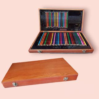 Color pencil with wooden case