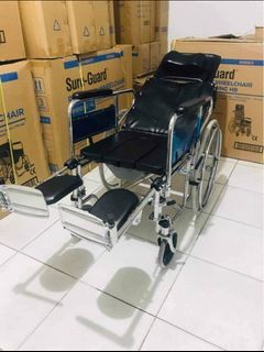 COMMODE RECLINING WHEELCHAIR ON SALE