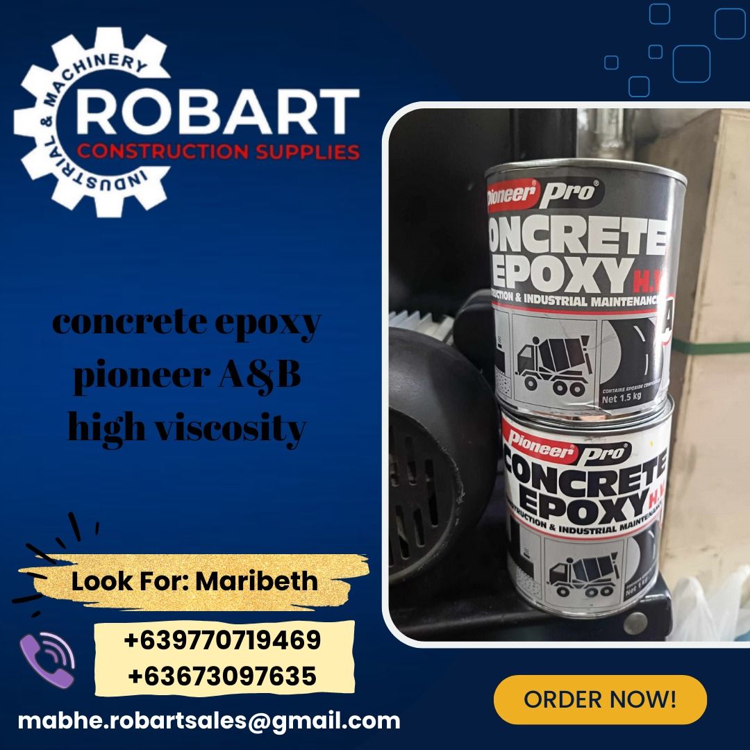 concrete epoxy pioneer A&B high viscosity, Commercial & Industrial