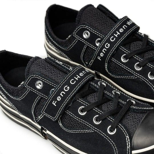 CONVERSE CONVERSE X FENG CHEN WANG 2 IN 1 CHUCK 70 BLACK White Men s Fashion Footwear Sneakers on Carousell
