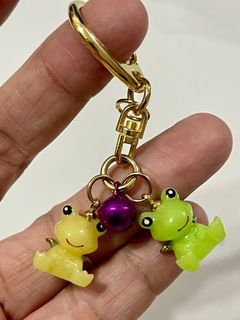 Cute frog keychain japan