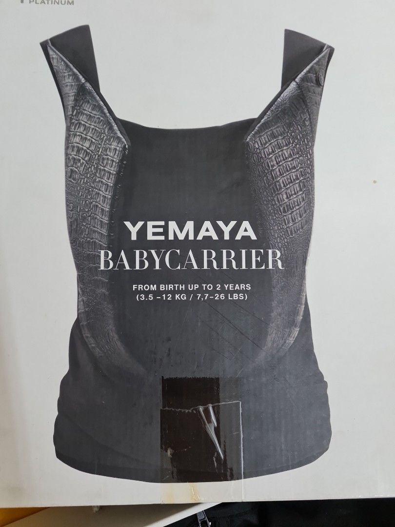 Cybex Platinum Yemaya Click Leather Baby Carrier Stardust BlackCode 517000963