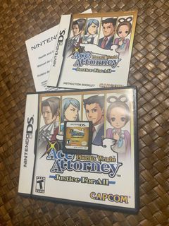 DS game Phoenix Wright Ace Attorney: Justice for All US