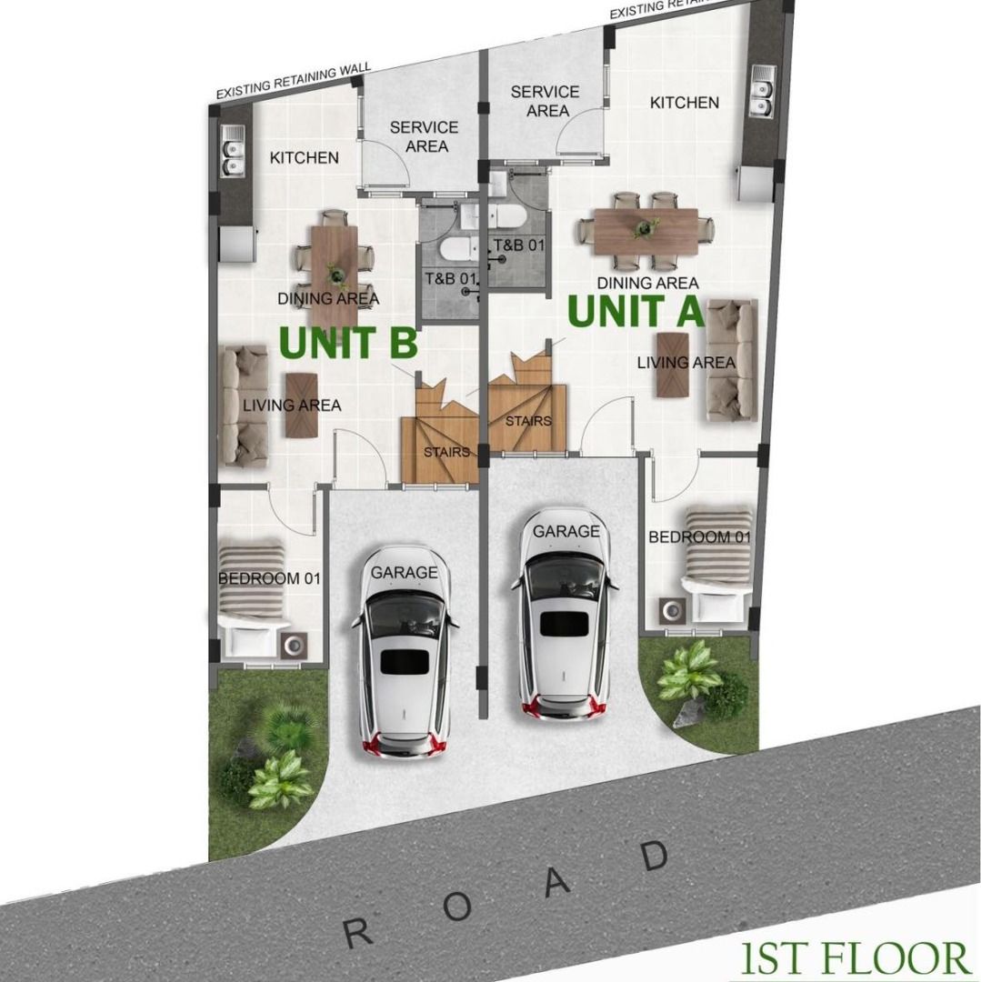 DUPLEX HOUSE for sale 4bedroom in Cloverleaf Homes Mambaling Cebu City