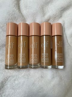 elf Cosmetics Halo Glow Liquid Filter Shades:  1 Fair Neutral Peach 2 Fair/Light Neutral Warm 3 Light Medium Cool 3.5 Medium Neutral Olive 4 Medium Neutral