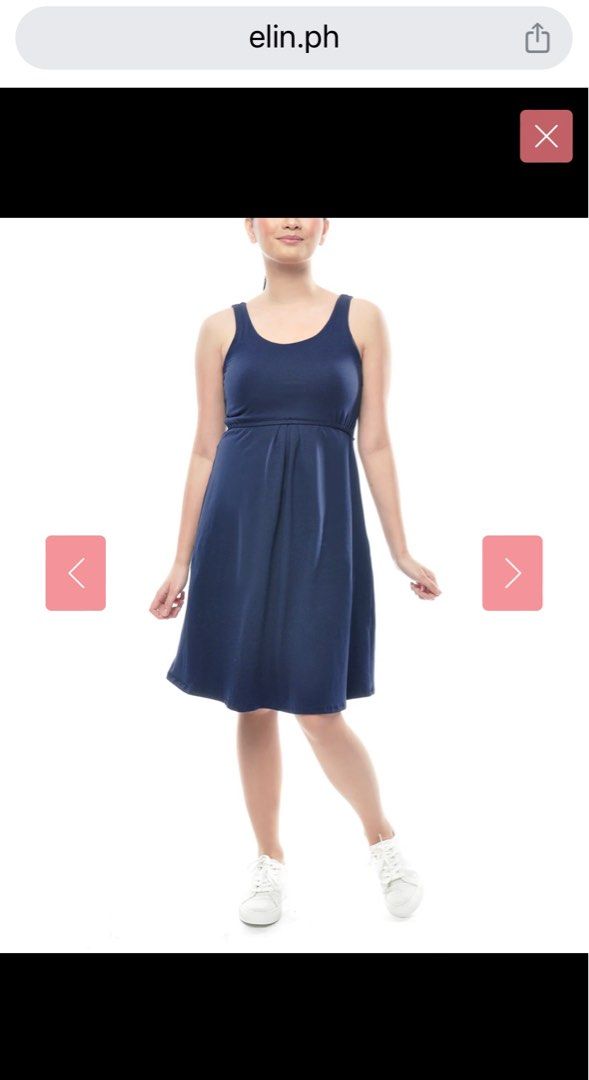 ELIN CECILIA NURSING DRESS (Category: Breastfeeding & Bottle Feeding) located in San Juan City. Submitted by refresh_rehome (Listing ID 1258710431, Image 3). Description: Rfs: Decluttering size :small This item is Preloved, Please Manage your expectations. sf c/o Buyer via lalamove, grab or J&T Gcash or Bank Transfer (Pay now Ship Now) 📍San Juan, Manila Product Description Cotton spandex Can be worn throughout pregnancy and nursing Nursing acces
