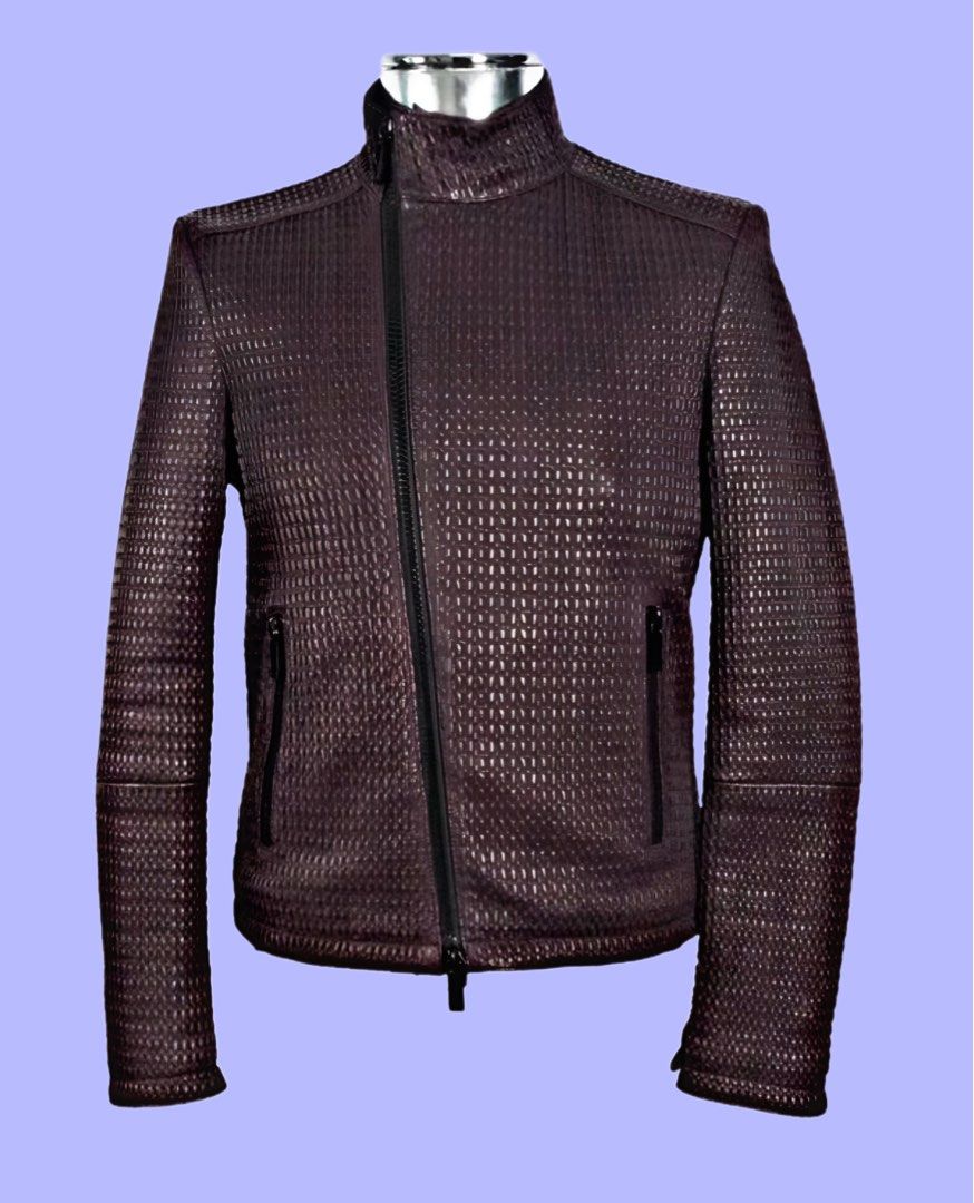 Emporio Armani (Quilted Leather Biker Jacket) (Category: Coats, Jackets and Outerwear) located in Makati City. Submitted by rummagedthru (Listing ID 1302312502, Image 1). Description: Authentic Emporio Armani Quilted Leather Biker Jacket Used once ***bought in Korea Original price : Php 105, 453.41.