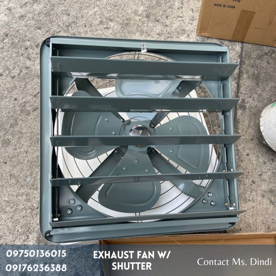 Exhaust Fan w/ Shutter, Commercial & Industrial, Industrial Equipment ...