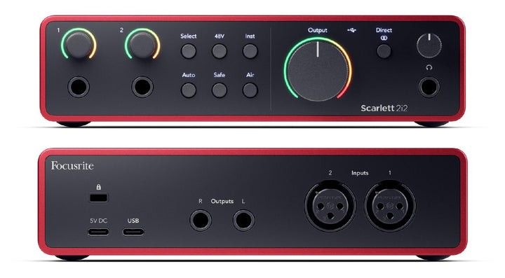 値下げ可能！】FOCUSRITE Scarlett 2i2 めまぐるしく (gen. 4)