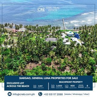 FOR SALE | Exclusive Properties at Siargao, General Luna