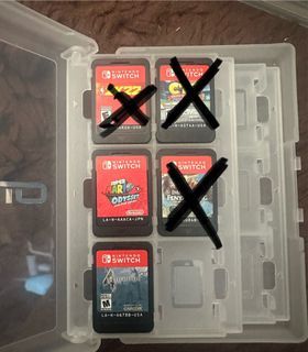 For sale Nintendo Switch games cart only