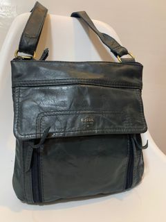 Fossil Leather Sling Bag (Unisex)