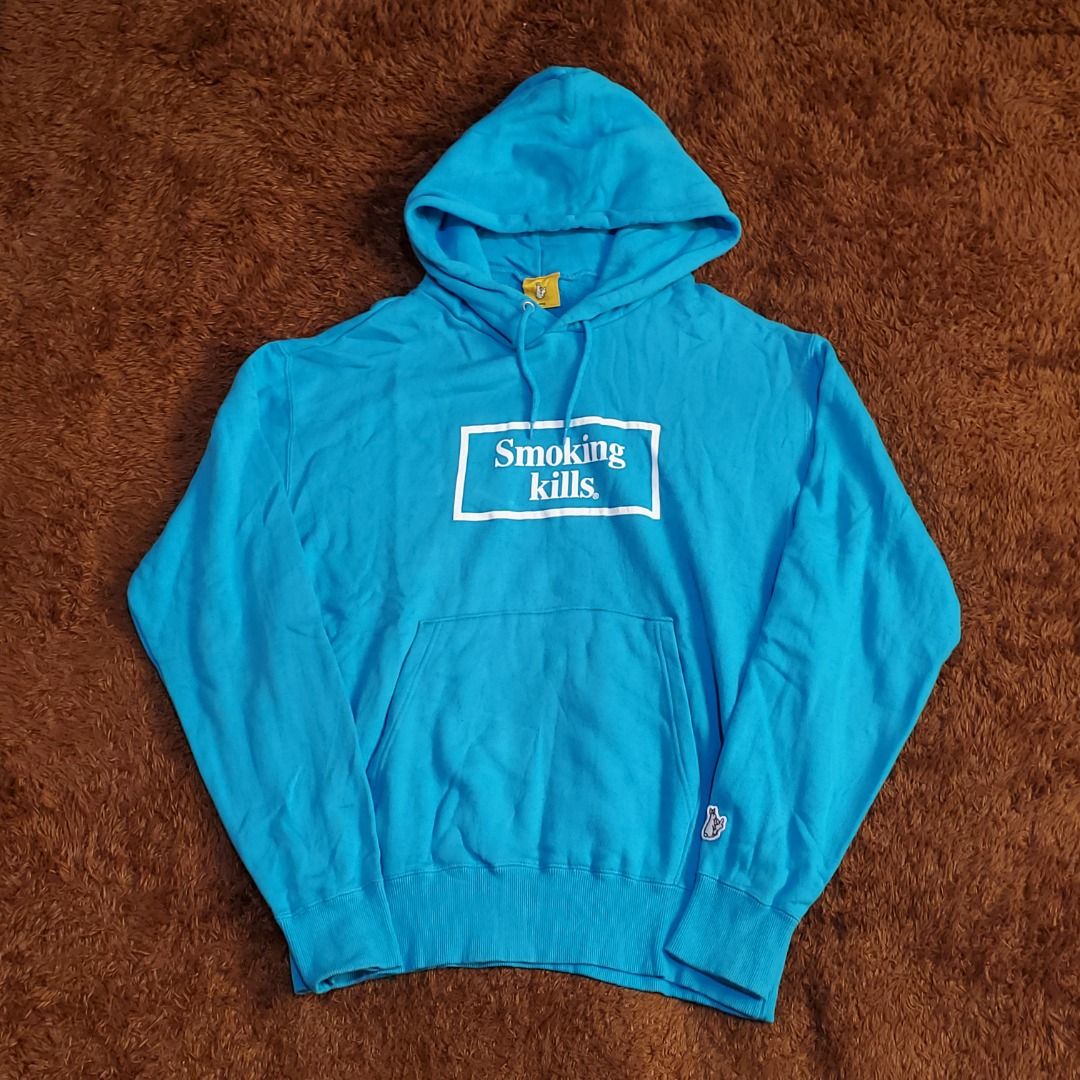 FR2 萎み XLARGE Fxxk Icon Hoodie BLUE M 