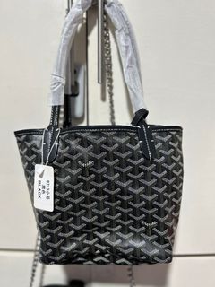 Goyard Anjou Mini Tote Bag (Black)