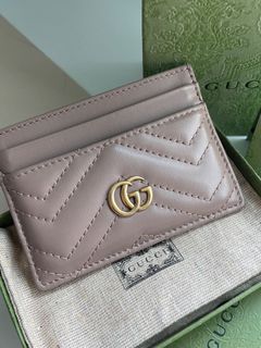 Gucci Leather GG Marmont Card Case