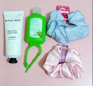Hand Lotion/Hand Sanitizer/Scrunchies (Take All)