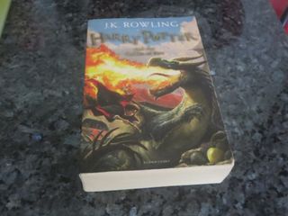 Harry Potter and the GOBLET OF FIRE  by J. K. Rowling, BLOOMSBURY UK  (Paperback, 2014), USED .