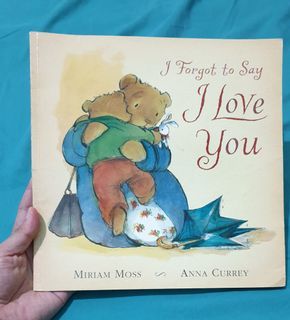 I forgot to say i love you story book paperbook